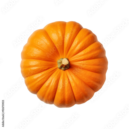 Wallpaper Mural Fresh orange pumpkin , top view Torontodigital.ca