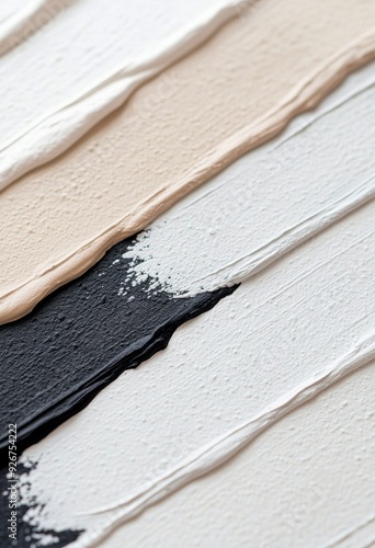 Layers of textured white paint on canvas creating a smooth artistic surface