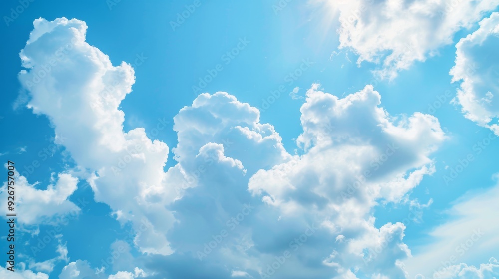 Serene Celestial Canvas, expansive azure expanse adorned with soft, drifting wisps of white clouds, creating a tranquil and uplifting atmosphere overhead Serene Celestial Canvas, expansive azure expanse adorned with soft, drifting wisps of white clouds, creating a tranquil and uplifting atmosphere overhead