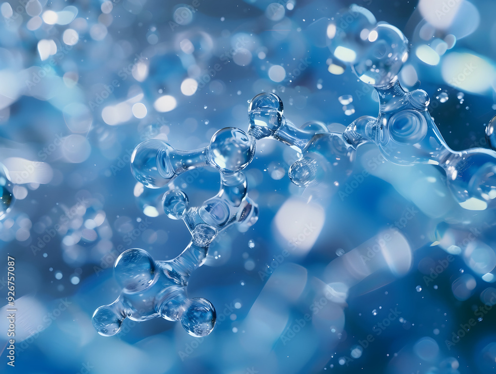 Abstract Structure Background of Molecule Or Atom, molecular structure, structural chemical formula with atoms Abstract Structure Background of Molecule Or Atom, molecular structure, structural chemical formula with atoms