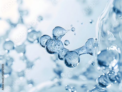 Wallpaper Mural Abstract Structure Background of Molecule Or Atom, molecular structure, structural chemical formula with atoms Torontodigital.ca