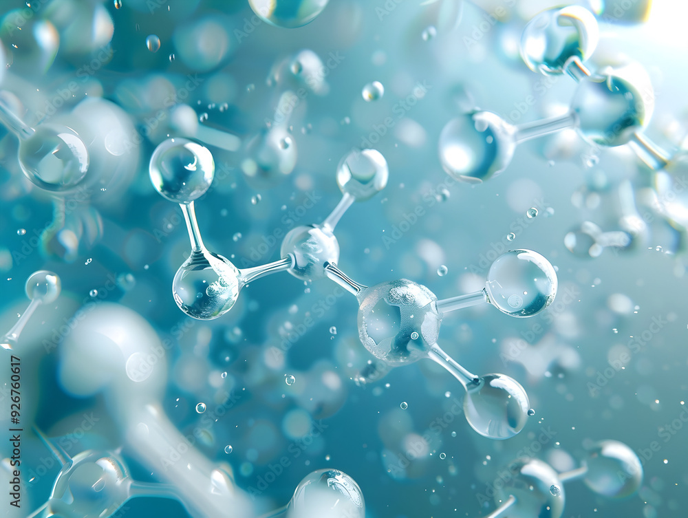 Abstract Structure Background of Molecule Or Atom, molecular structure, structural chemical formula with atoms Abstract Structure Background of Molecule Or Atom, molecular structure, structural chemical formula with atoms