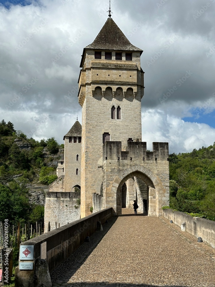 Fototapeta premium Pont Valentré de Cahors