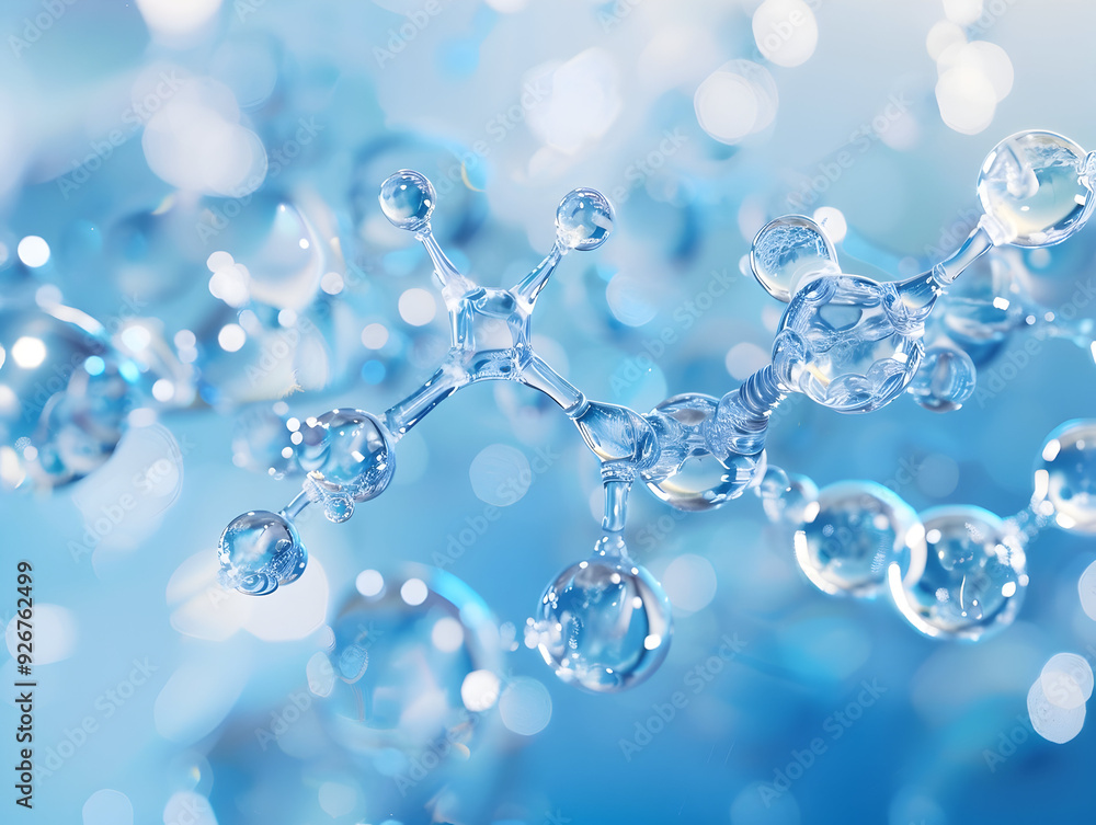 Abstract Structure Background of Molecule Or Atom, molecular structure, structural chemical formula with atoms Abstract Structure Background of Molecule Or Atom, molecular structure, structural chemical formula with atoms