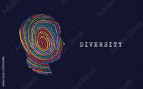 Concept of racial equality, anti-racism, diversity, stop racism, humanity, different wood textures, silhouette, diverse cultures, cultural diversity, wooden face shape, Cooperation, collaboration
