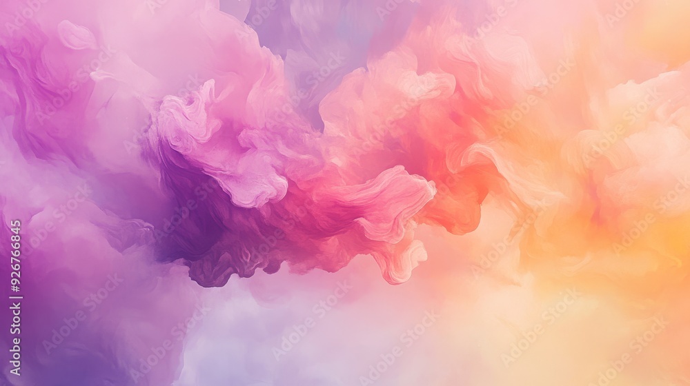 abstract background. Soft, abstract floral pattern in warm pastel colors, evoking feelings of warmth and serenity. Ideal for background or decor use.