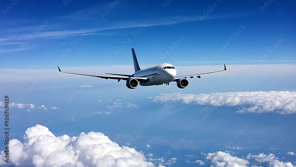 Obraz premium airplane in the sky