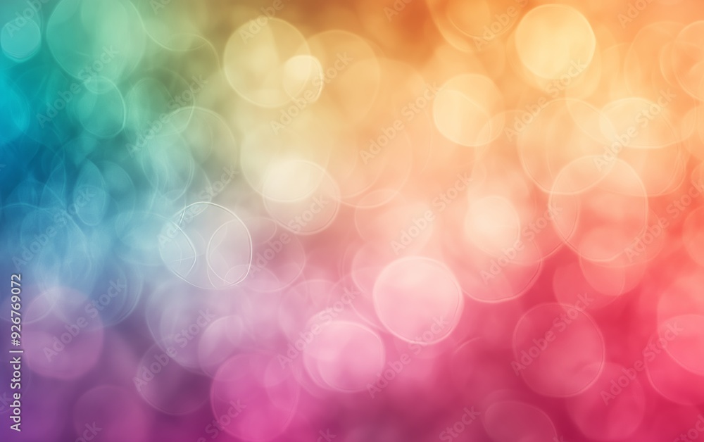 Abstract Colorful Bokeh Background Abstract Colorful Bokeh Background