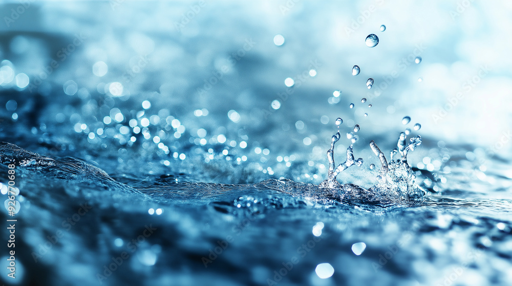 Close-up of water droplets forming as pure water exits a reverse osmosis filter, representing the precision of the filtration process Close-up of water droplets forming as pure water exits a reverse osmosis filter, representing the precision of the filtration process