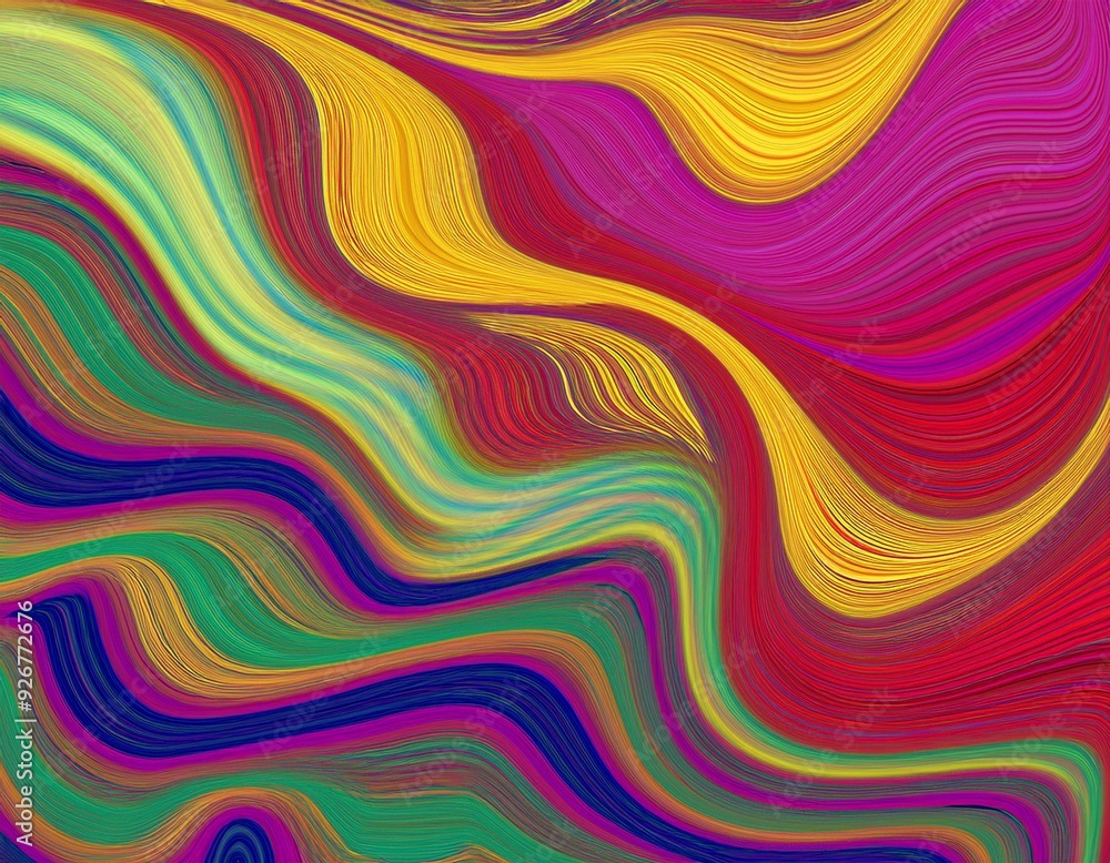 Colorful Flowing Lines Abstract Texture Colorful Flowing Lines Abstract Texture