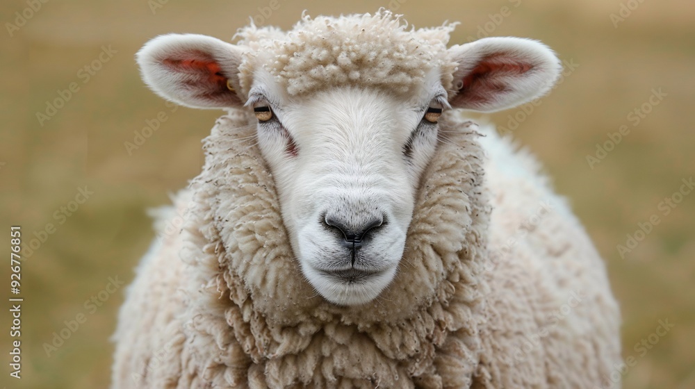 Funny sheep. Portrait of sheep showing tongue. Funny sheep. Portrait of sheep showing tongue.