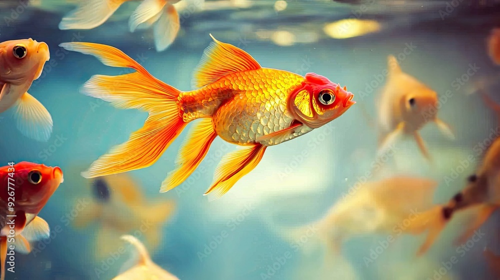 Relaxation With Colorful Fish Swimming in a Serene Aquarium Atmosphere Relaxation With Colorful Fish Swimming in a Serene Aquarium Atmosphere
