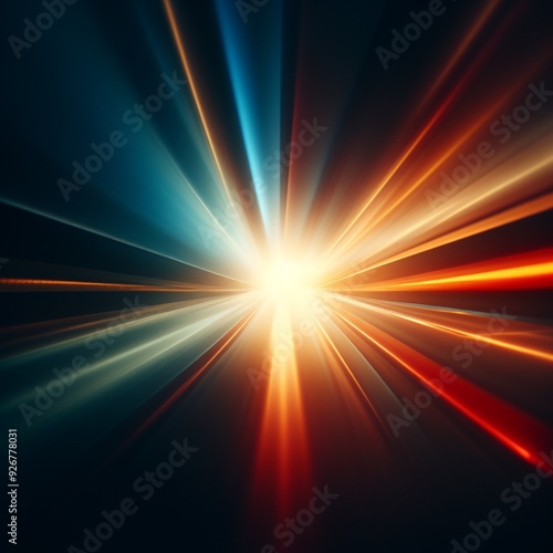 abstract background with rays