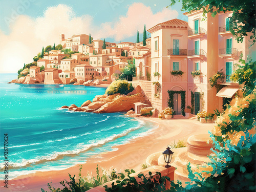 view of the town