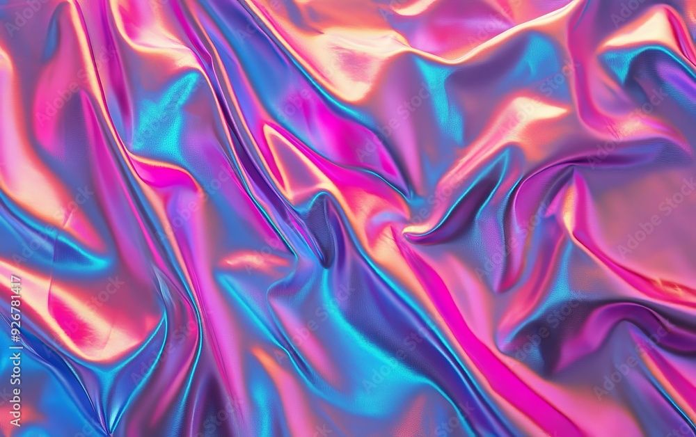 Abstract Holographic Fabric Background Abstract Holographic Fabric Background