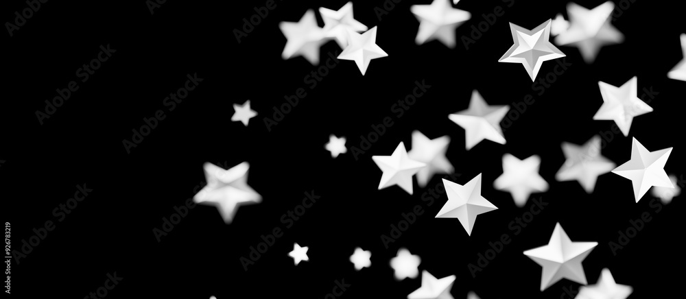 XMAS Stars - stars background, sparkle lights confetti falling. magic shining Flying christmas stars on night XMAS Stars - stars background, sparkle lights confetti falling. magic shining Flying christmas stars on night