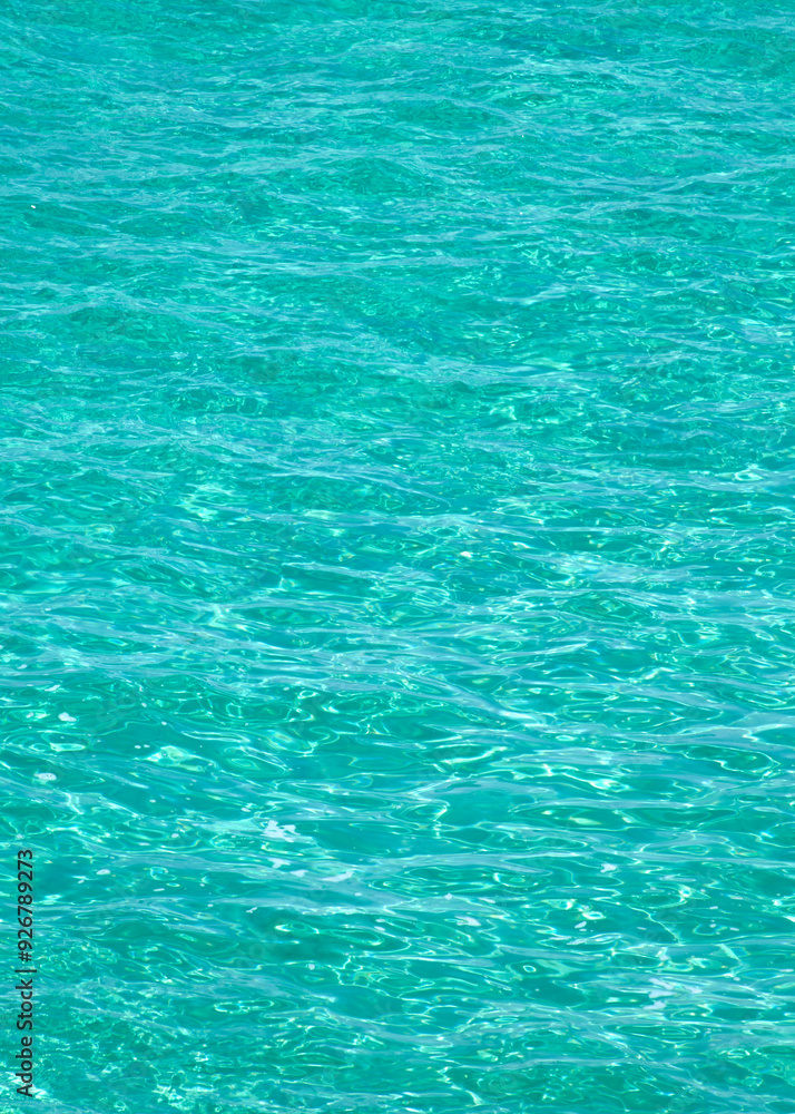 Turquoise background of Mediterranean Sea surface Turquoise background of Mediterranean Sea surface