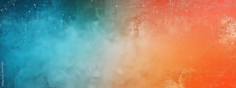 Fototapeta premium Abstract Blue and Orange Gradient Background