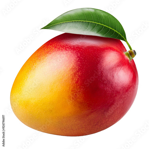 Fresh mango, isolated on white background