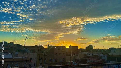 Atardecer de un cielo