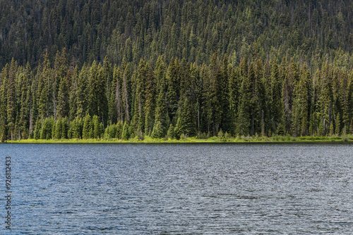 Beautiful waters of the Lightning Lake at Manning Park British Columbia Canada