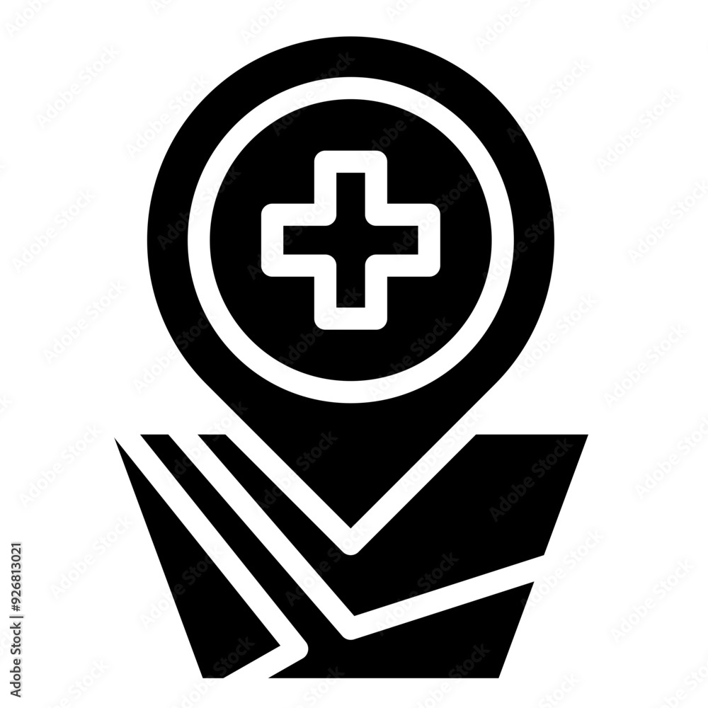 Fototapeta premium Location Icon