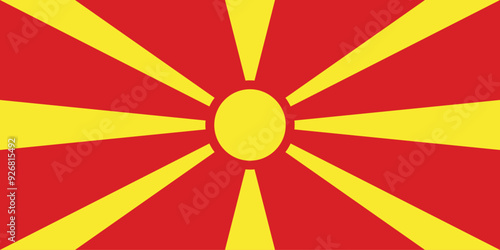 Flag of North Macedonia