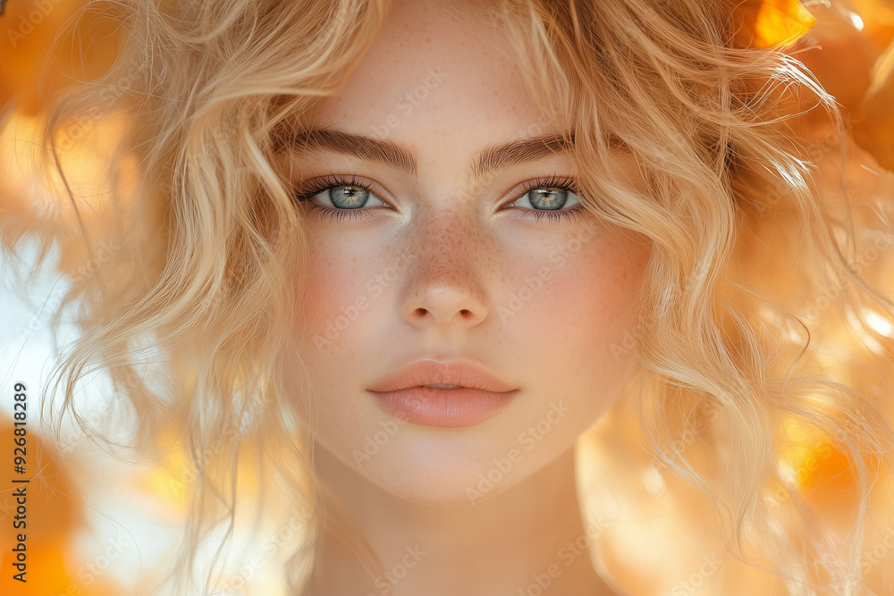 Close-up of a beautiful young woman , featuring soft makeup and glowing skin. Ideal for beauty, nature, and fashion themes. Close-up of a beautiful young woman , featuring soft makeup and glowing skin. Ideal for beauty, nature, and fashion themes.