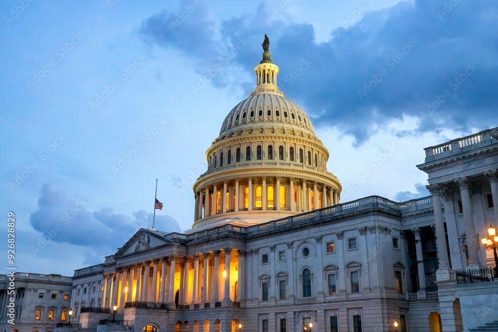 Fototapeta premium US Capitol Noth Side Washington DC