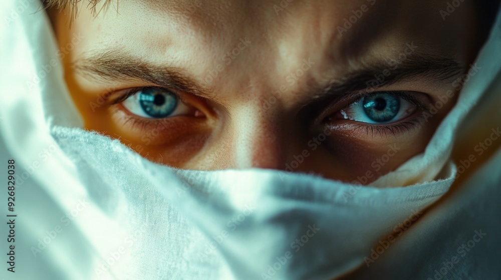 custom made wallpaper toronto digitalIntense Gaze Through Mask