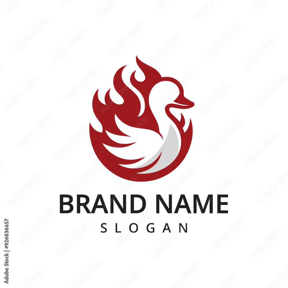 Spicy Duck logo design culinary label template idea Spicy Duck logo design culinary label template idea