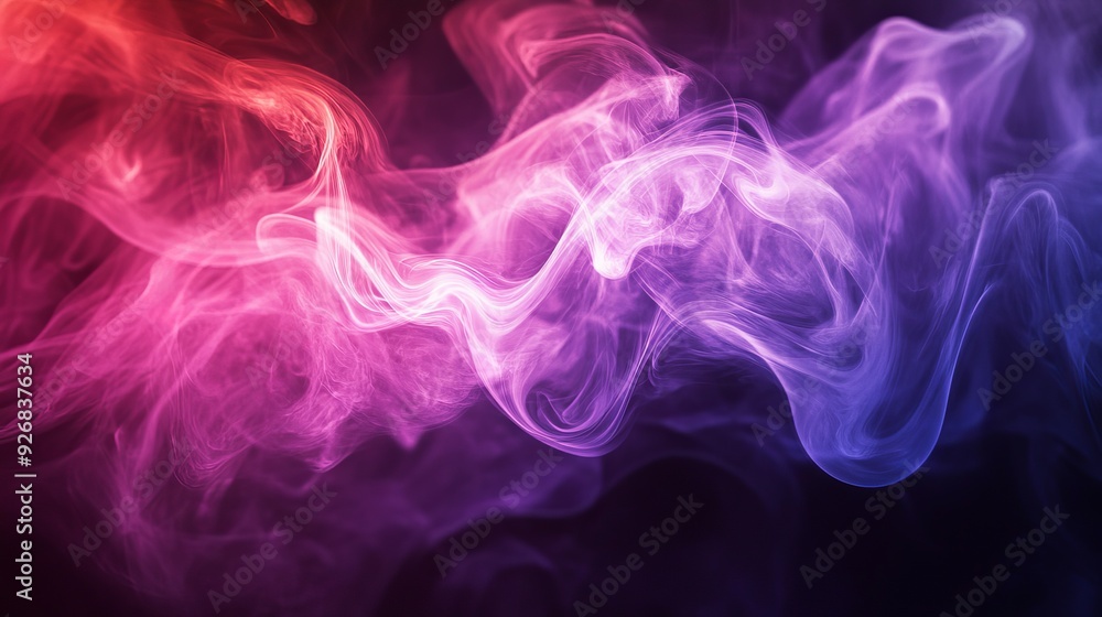 Enigmatic Mystical Smoke - Abstract 3D Art in Vivid Colors Enigmatic Mystical Smoke - Abstract 3D Art in Vivid Colors