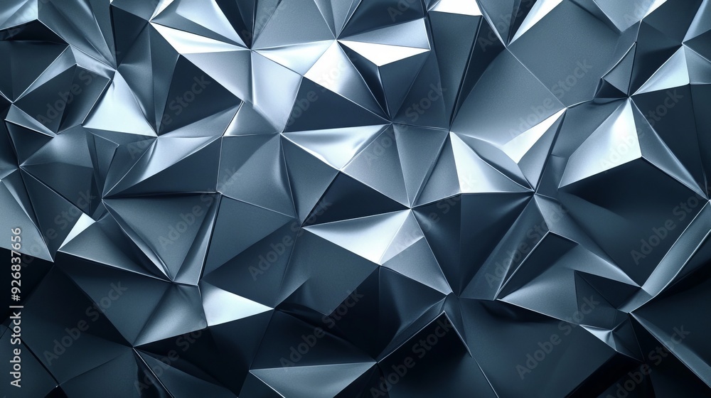 Futuristic 3D Geometric Abstract Design with Sharp Lines and Shapes Futuristic 3D Geometric Abstract Design with Sharp Lines and Shapes