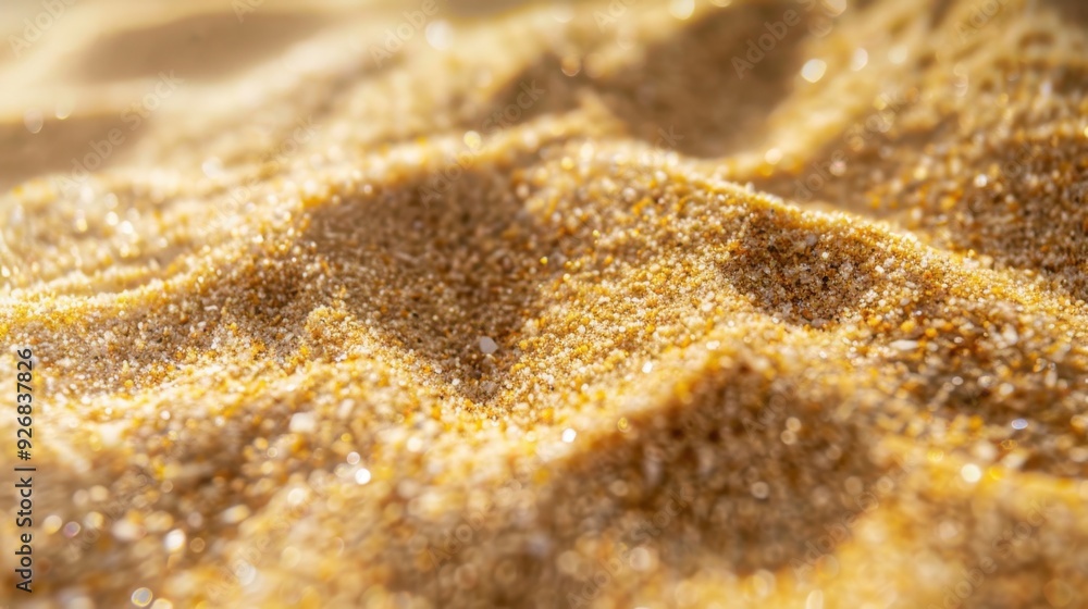 A close-up of dry, loose sand, showcasing its fine grains and natural warmth. A close-up of dry, loose sand, showcasing its fine grains and natural warmth.