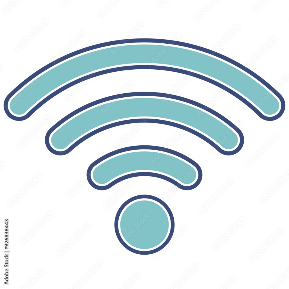 ビジネスアイコン「wi-fi」 ビジネスアイコン「wi-fi」