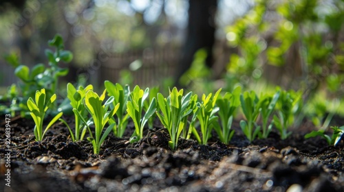 Young Green Shoots in the Garden