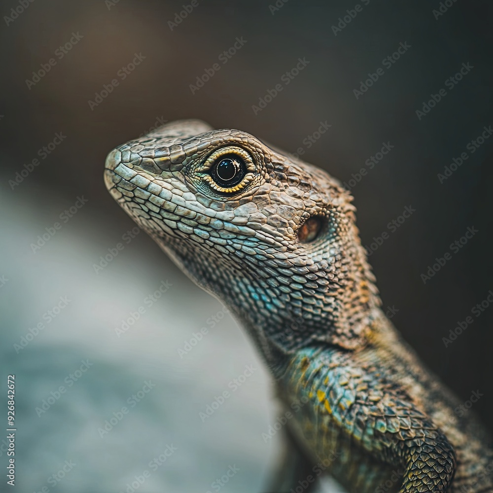 Lizard isolated on paper background Lizard isolated on paper background