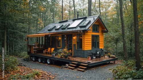 Wallpaper Mural Tiny House in the Woods Torontodigital.ca