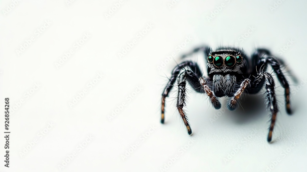 spider on white background spider on white background