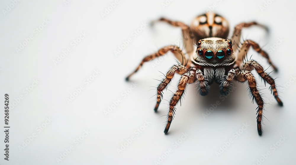 spider on white background spider on white background