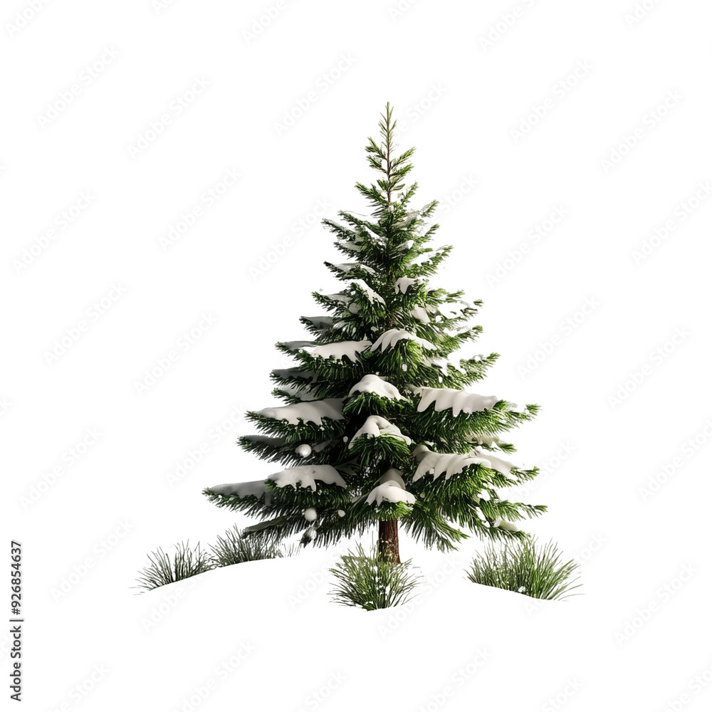 Snowy Pine Tree Snowy Pine Tree