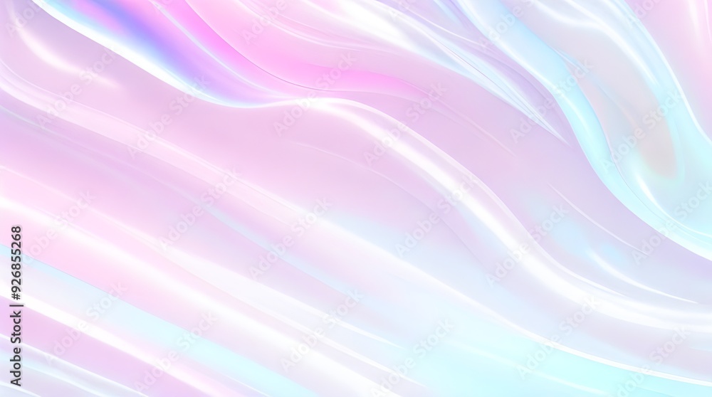 Holographic background seamless trendy iridescent light foil texture. Soft holographic pastel unicorn marble background pattern. Modern pearlescent blurry abstract swirl illustration.
Holographic background seamless trendy iridescent light foil texture. Soft holographic pastel unicorn marble background pattern. Modern pearlescent blurry abstract swirl illustration.
