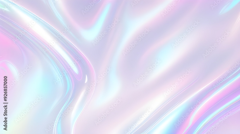 Holographic background seamless trendy iridescent light foil texture. Soft holographic pastel unicorn marble background pattern. Modern pearlescent blurry abstract swirl illustration.
Holographic background seamless trendy iridescent light foil texture. Soft holographic pastel unicorn marble background pattern. Modern pearlescent blurry abstract swirl illustration.