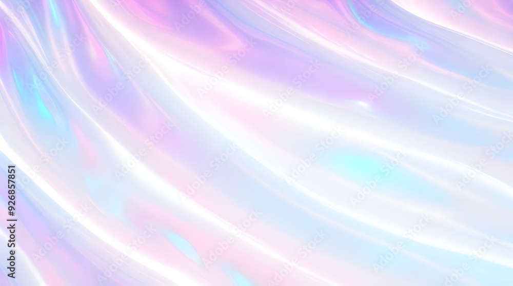 Holographic background seamless trendy iridescent light foil texture. Soft holographic pastel unicorn marble background pattern. Modern pearlescent blurry abstract swirl illustration.
Holographic background seamless trendy iridescent light foil texture. Soft holographic pastel unicorn marble background pattern. Modern pearlescent blurry abstract swirl illustration.