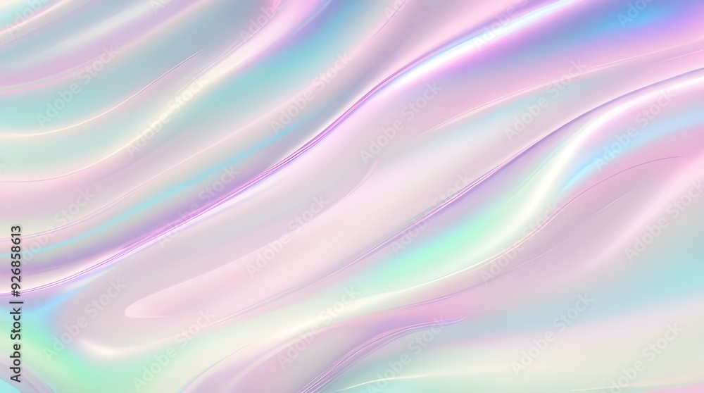 Holographic background seamless trendy iridescent light foil texture. Soft holographic pastel unicorn marble background pattern. Modern pearlescent blurry abstract swirl illustration.
Holographic background seamless trendy iridescent light foil texture. Soft holographic pastel unicorn marble background pattern. Modern pearlescent blurry abstract swirl illustration.