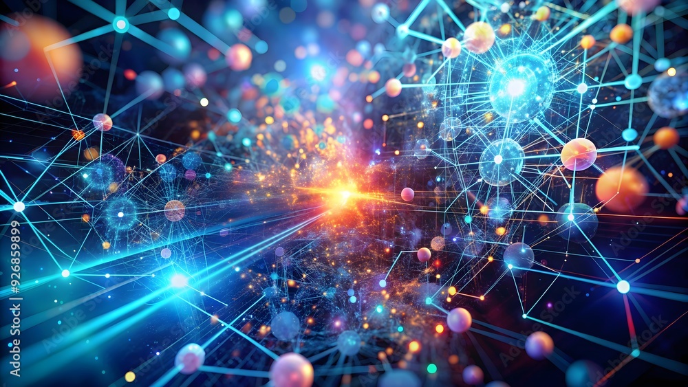 An abstract image representing the concept of generative technology, technology, artificial intelligence An abstract image representing the concept of generative technology, technology, artificial intelligence