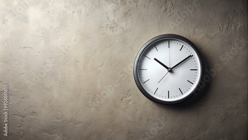 Wallpaper Mural Clock on the wall showing the time of 1010 , time, clock, wall, interior, decor, hands, vintage, old, retro, numbers Torontodigital.ca