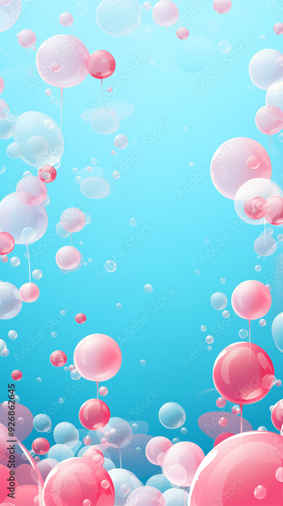 Pink Soap Bubbles on Blue Background, Abstract Image, Texture, Pattern, Wallpaper, Cover and Screen of Smartphone, Cell Phone, Computer, Laptop, 9:16 and 16:9 Format Pink Soap Bubbles on Blue Background, Abstract Image, Texture, Pattern, Wallpaper, Cover and Screen of Smartphone, Cell Phone, Computer, Laptop, 9:16 and 16:9 Format