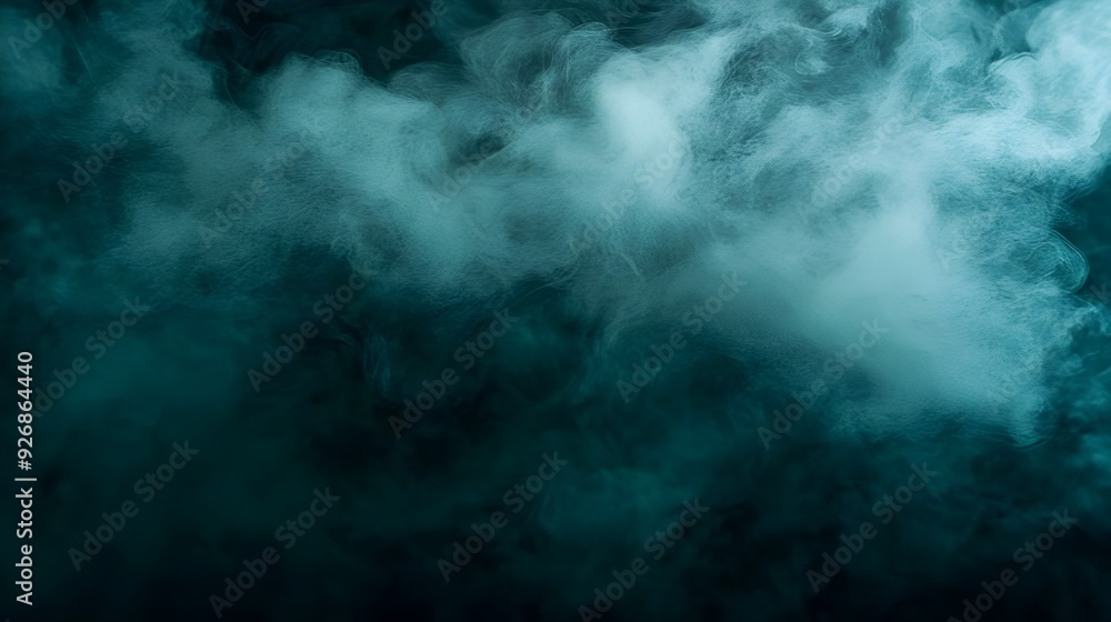 Dark Green Smoke Billowing. Dark Green Smoke Billowing.