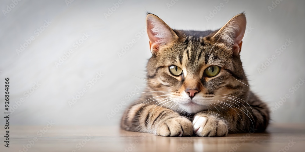 Tired cat resting chin on paw, looking exhausted and sleepy, cat, tired, exhausted, sleepy, feline, animal, pet, resting, cozy Tired cat resting chin on paw, looking exhausted and sleepy, cat, tired, exhausted, sleepy, feline, animal, pet, resting, cozy